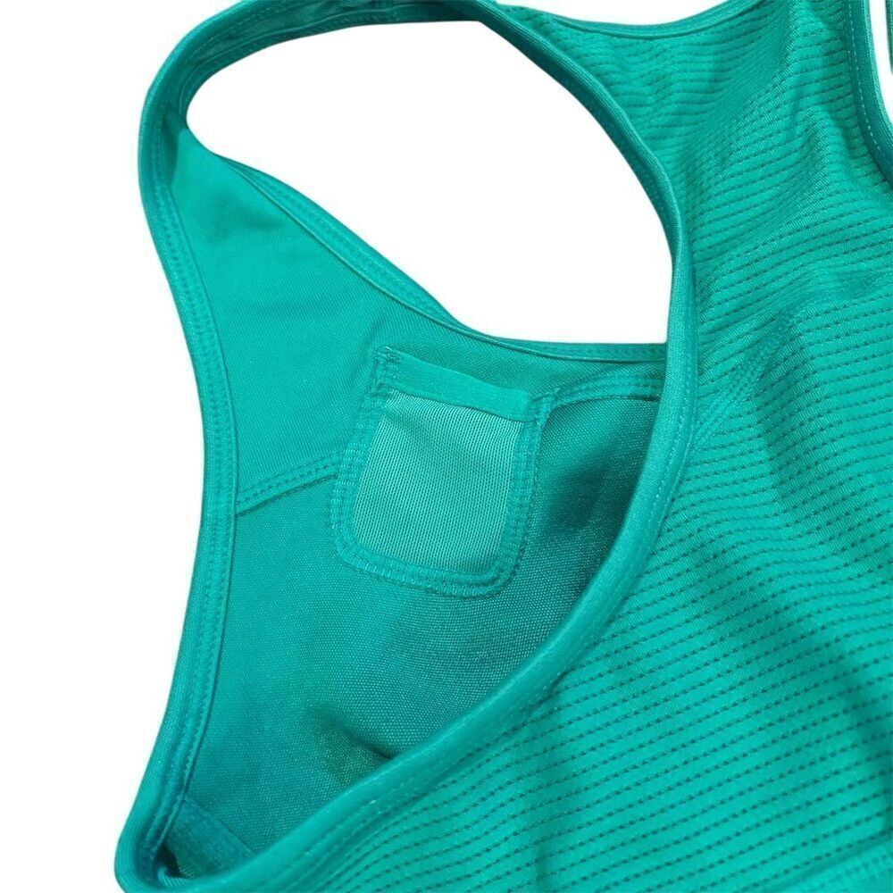 Nike Women's Blue Dri-FIT Racerback Tank Top Size M Athletic Fit - Picture 8 of 11